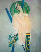 "Blue Ski Goddess"