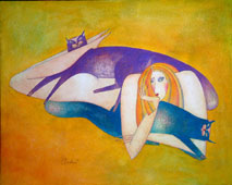 "Purple and Blue"