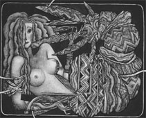 "Undine on Gold"