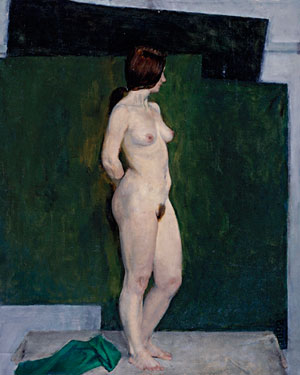 "Nude on Green"