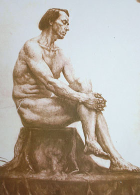 "Seated Man"